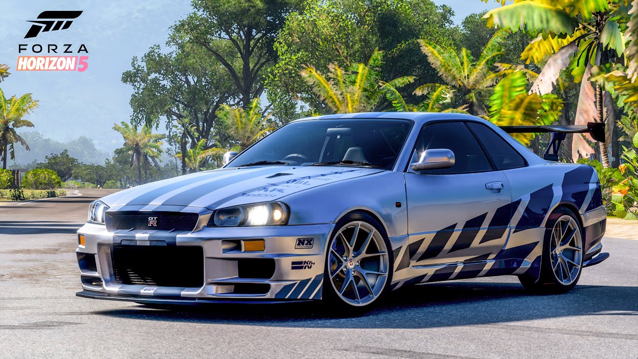 2 Fast 2 Furious Brian O’ Conner Twin Turbo Nissan Skyline R34 Gameplay | Forza Horizon 5