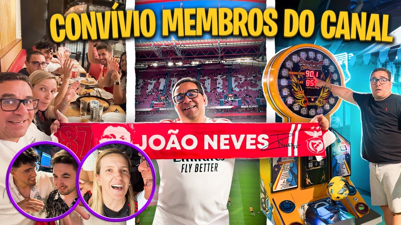 DIA COM MEMBROS DO CANAL - PLAYCENTER - BENFICA