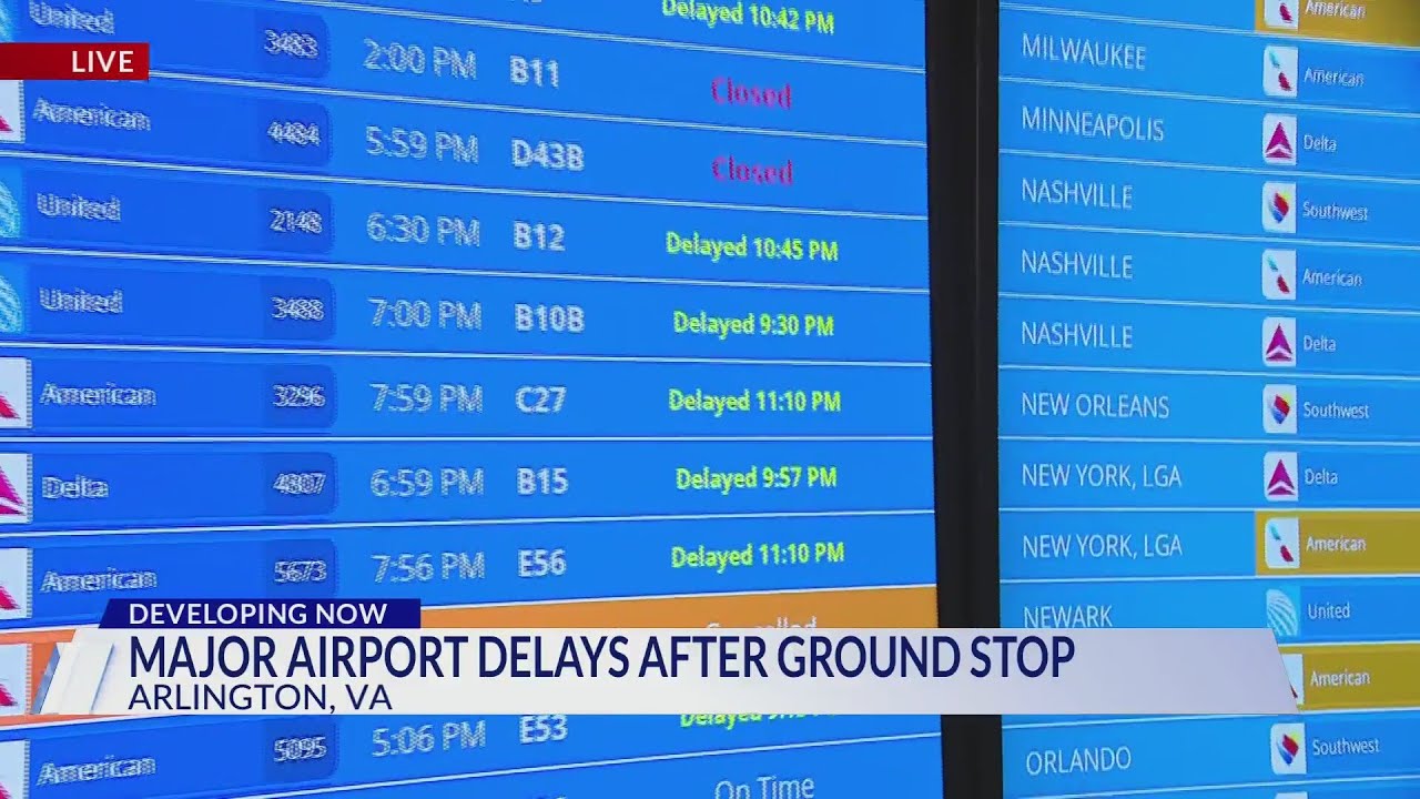 FAA: Задержки наземного движения в аэропортах BWI, DCA и IAD из-за запаха химических веществ от р...