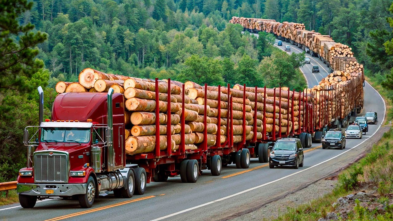 ATEMBERAUBENDE, GEF&Auml;HRLICHE TRANSPORTE &Uuml;BERGROSSER FRACHTEN