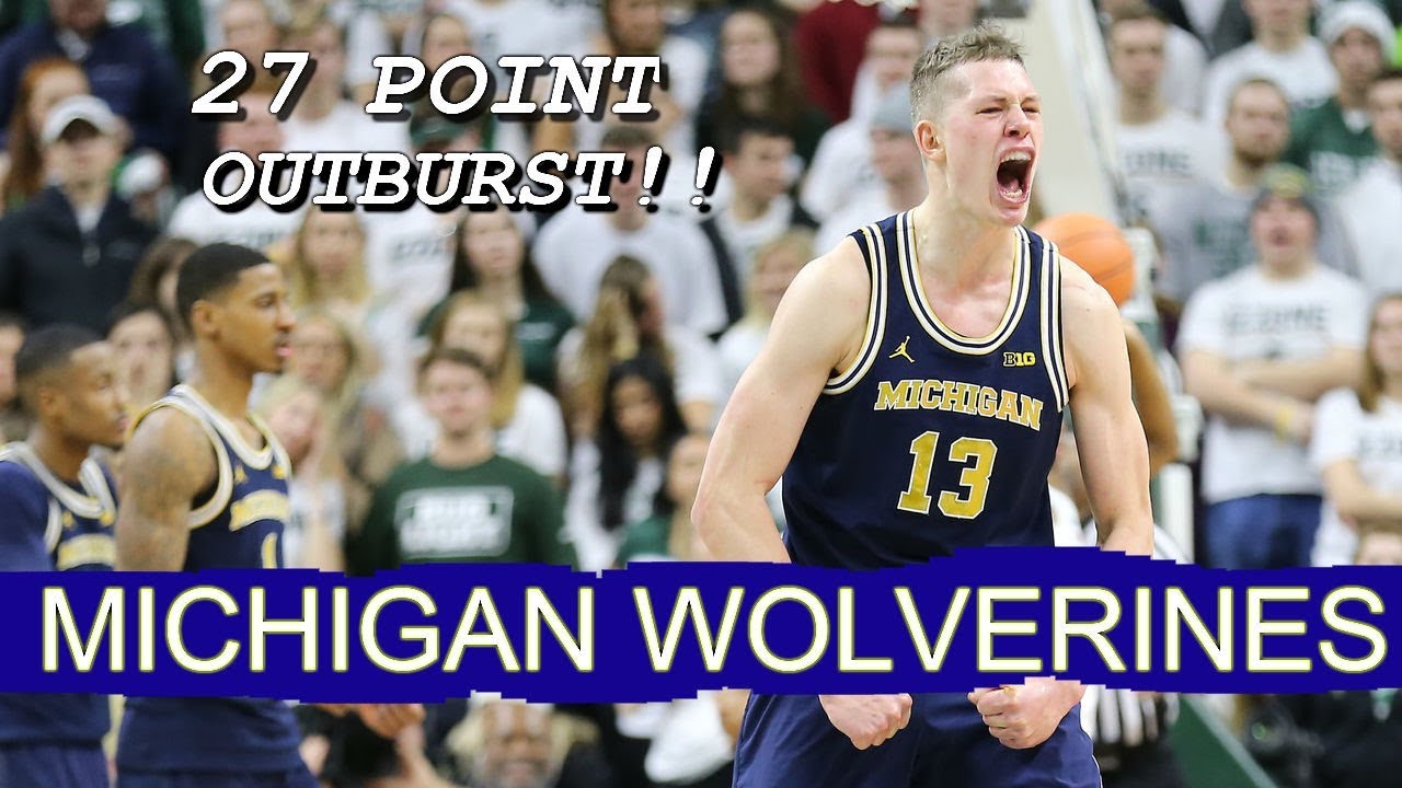 Moe Wagner Career High 27 Points!! At Rival Michigan State!!