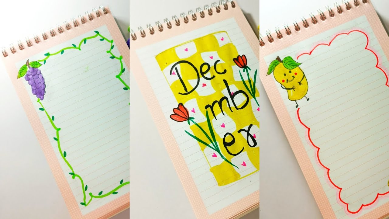 School Project Decoration Ideas For Kids..🙌🏻💗