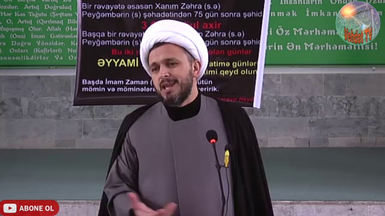 Haci Elemdar çox gözel xutbe yeni