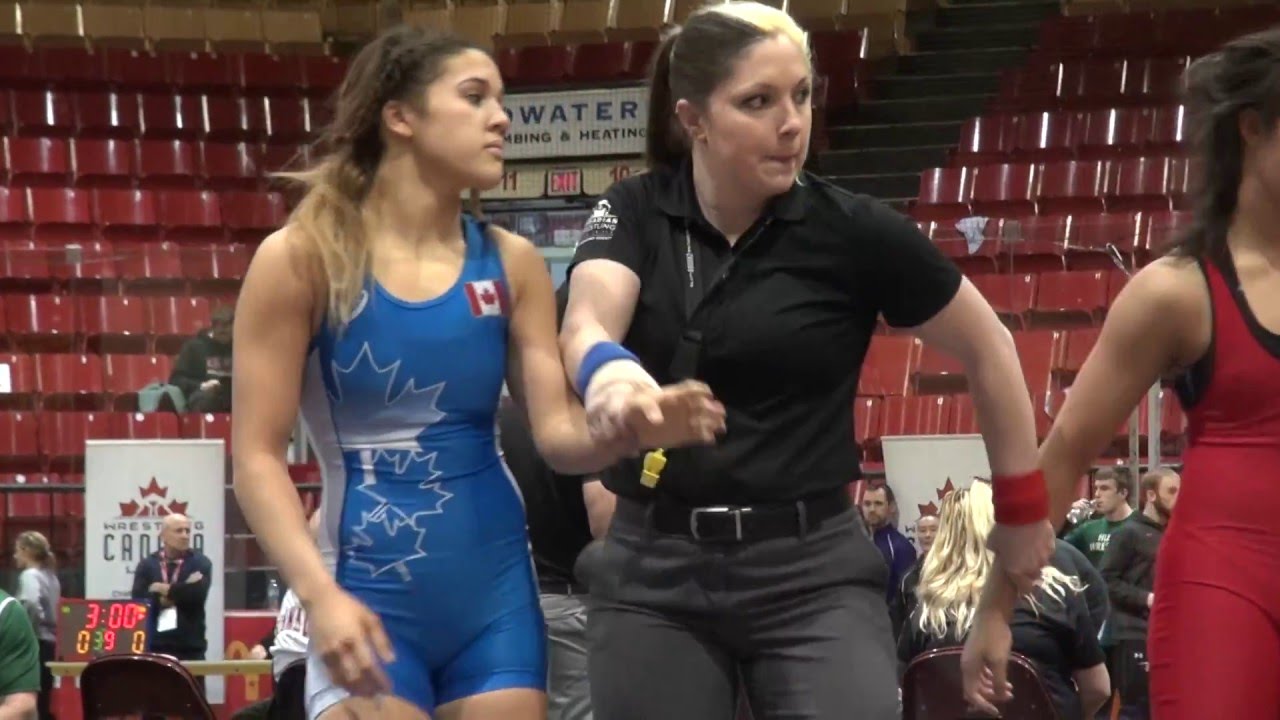2016 CDN JR NAT FW55kg Jayd Davis (Impact) vs Chantal Pasion (Cattown)