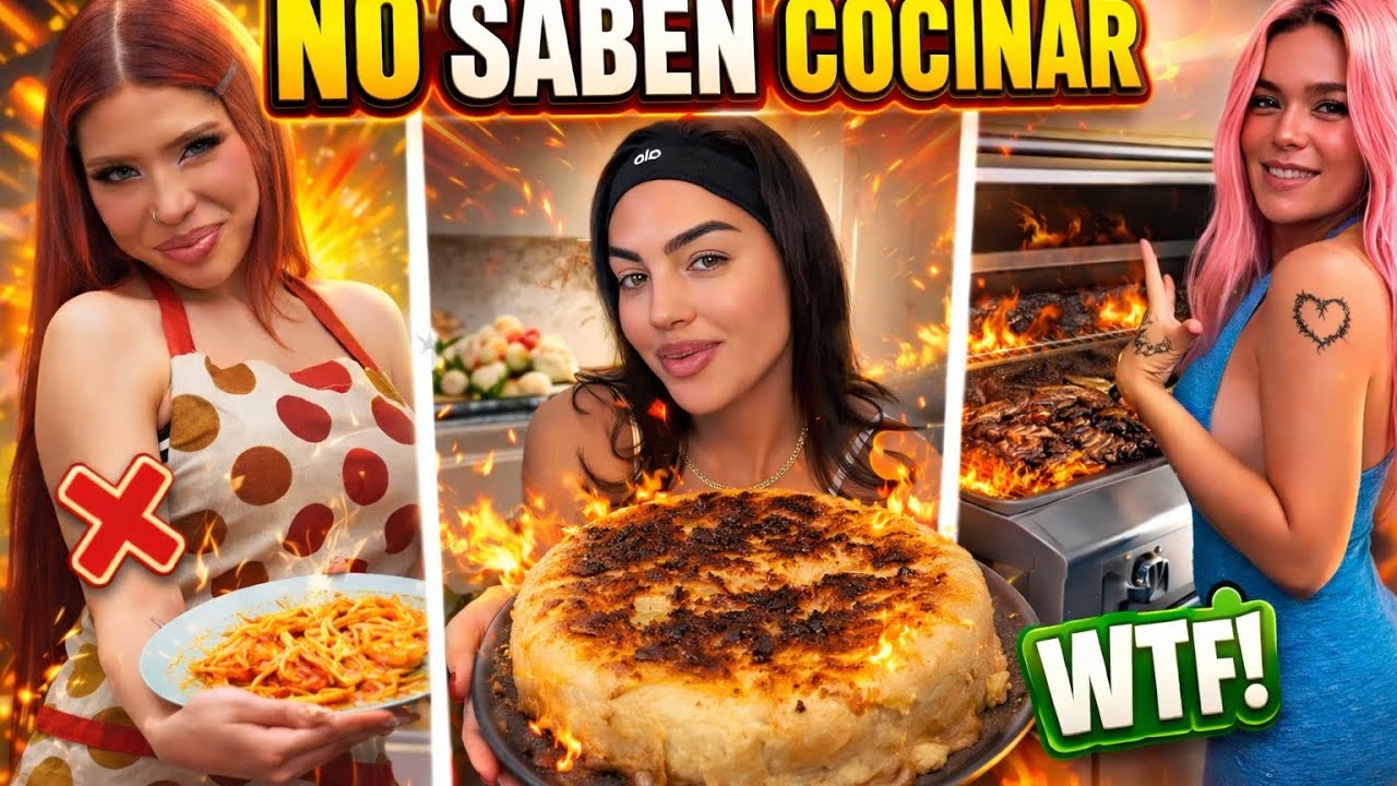 Famosas que no saben cocinar.