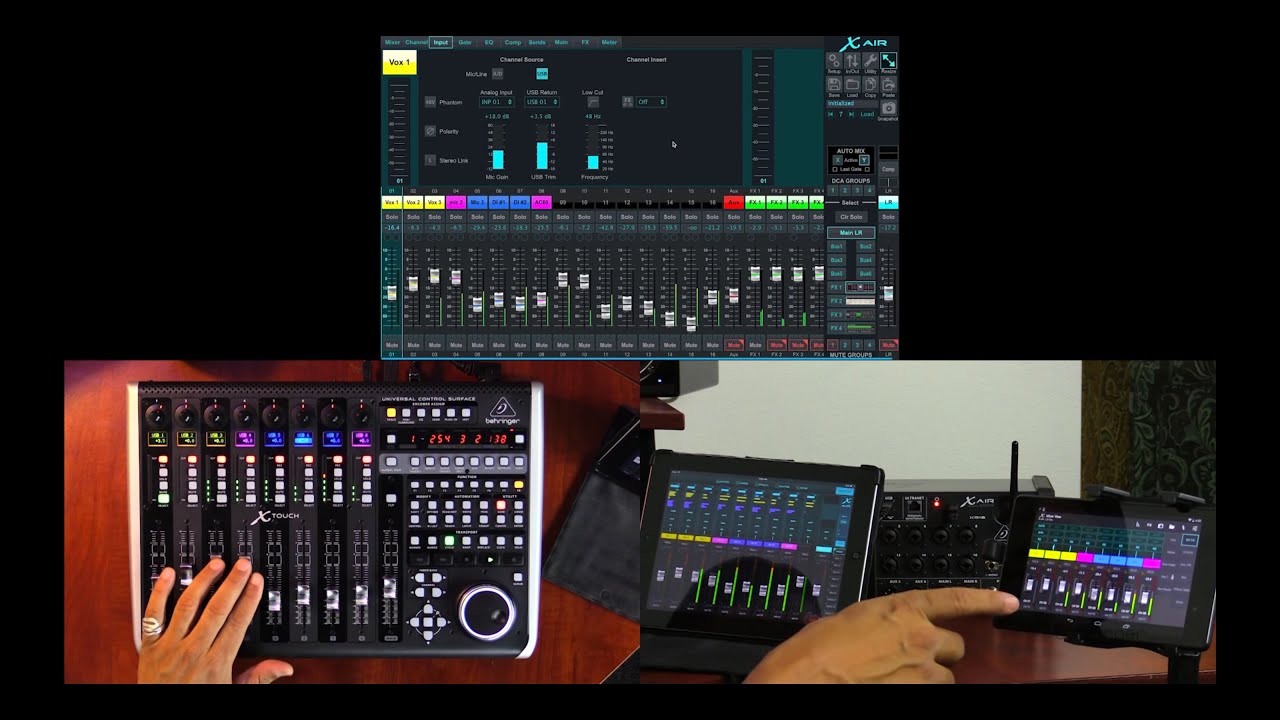 Using X-TOUCH to Control X AIR Digital Mixers