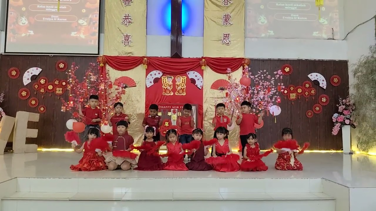 Perayaan Imlek TK Methodist El-Shadday Perbaungan