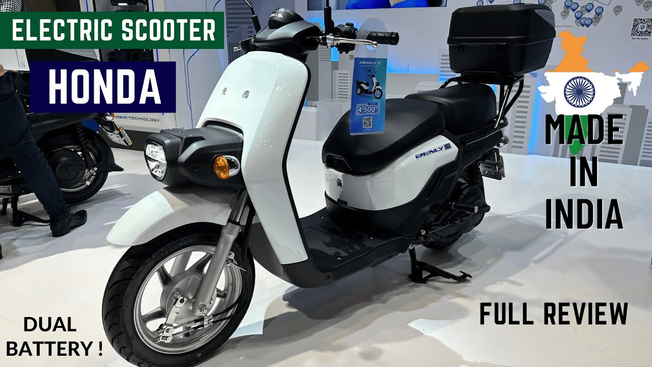 Honda Benly e: Electric Scooter - Honda Electric Battery Swapping Station | Range, Features | Honda