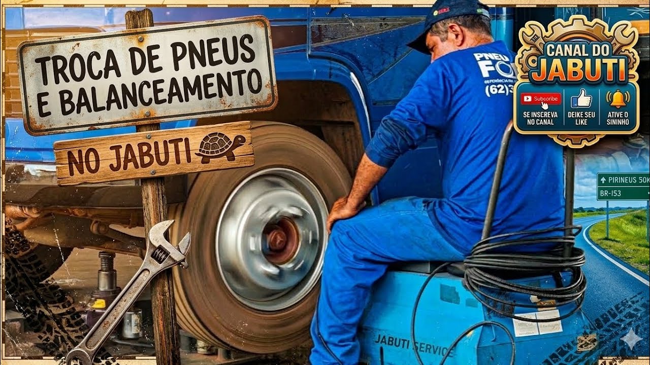 Troca de Pneus e Balanceamento No Jabuti!!!