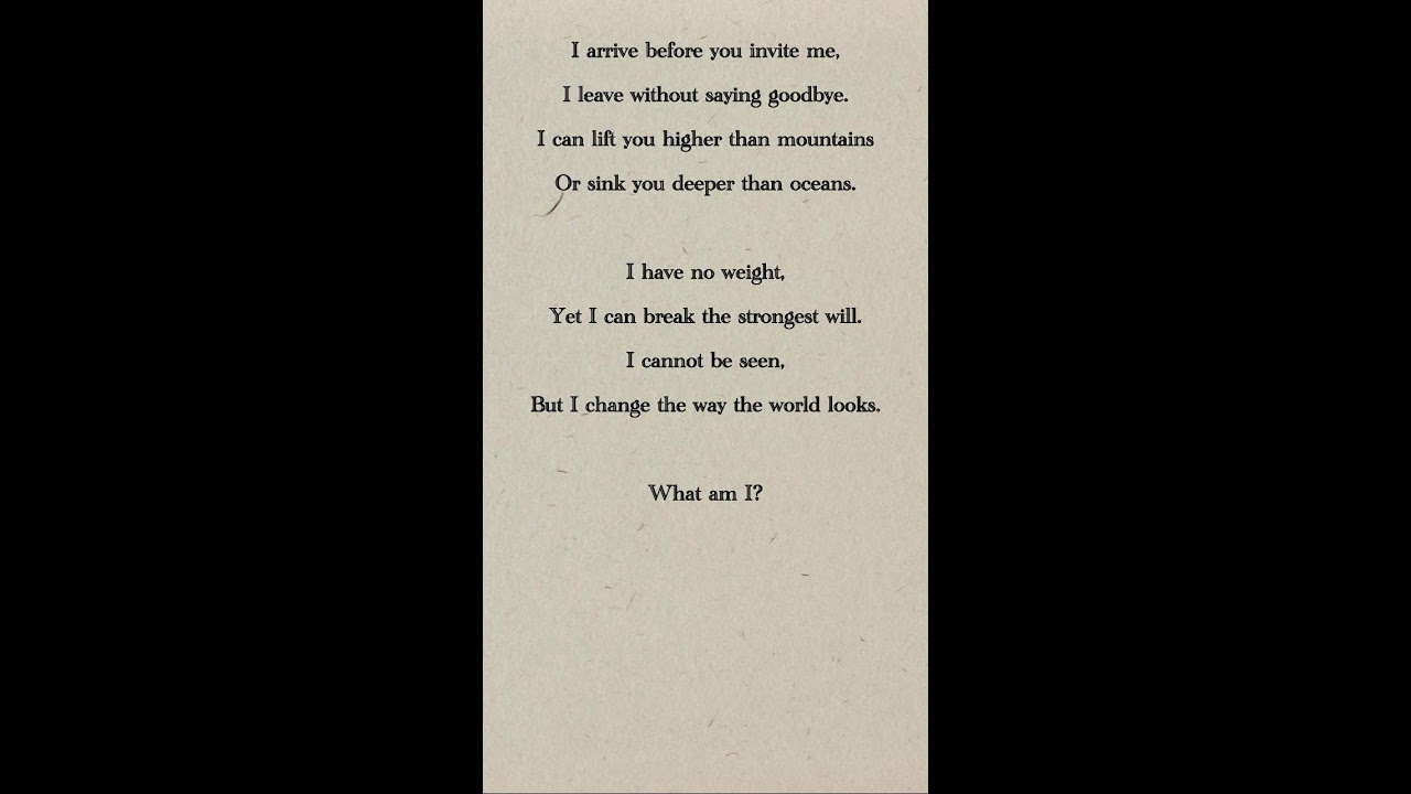 A new Riddle on Friday