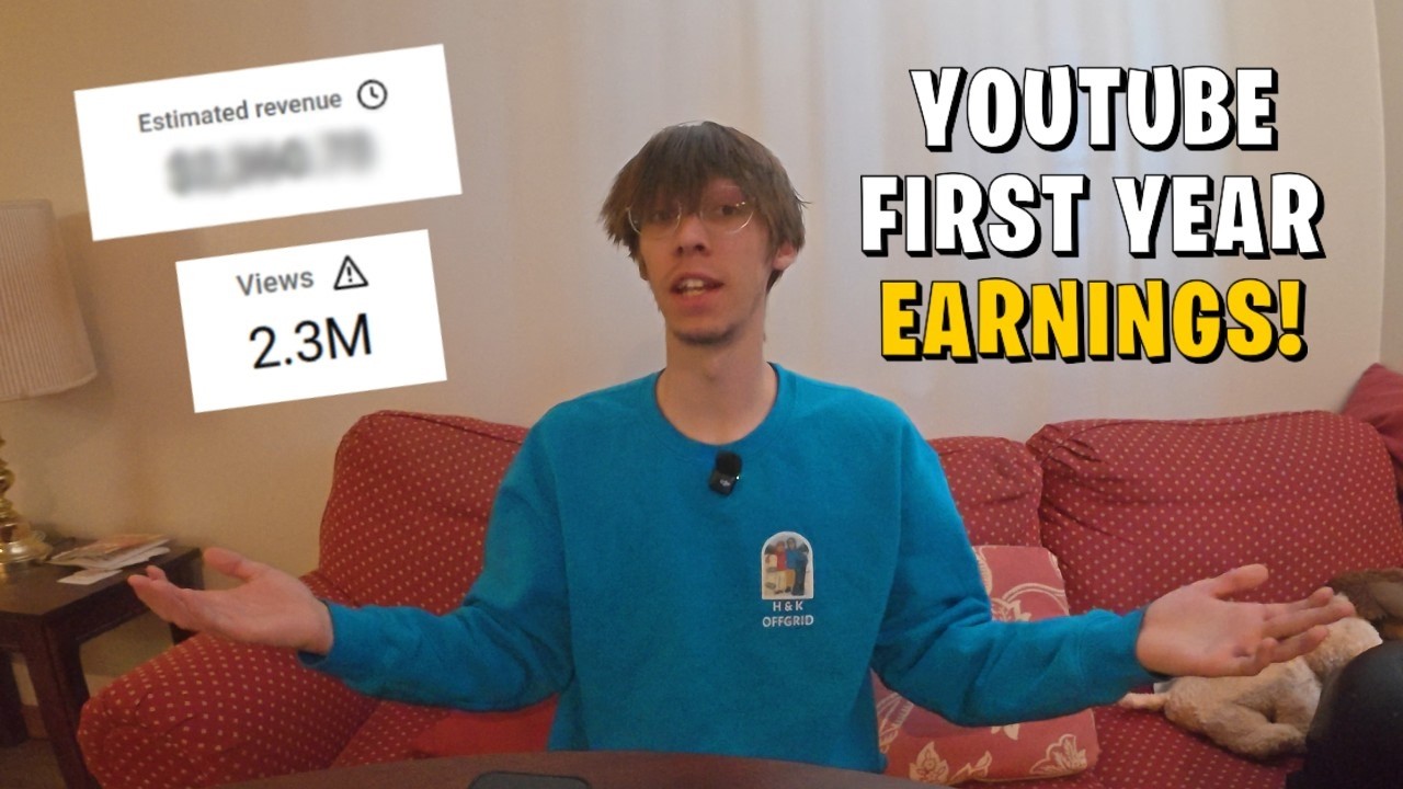How Much $$ We've Been Paid for a Year on YouTube...
