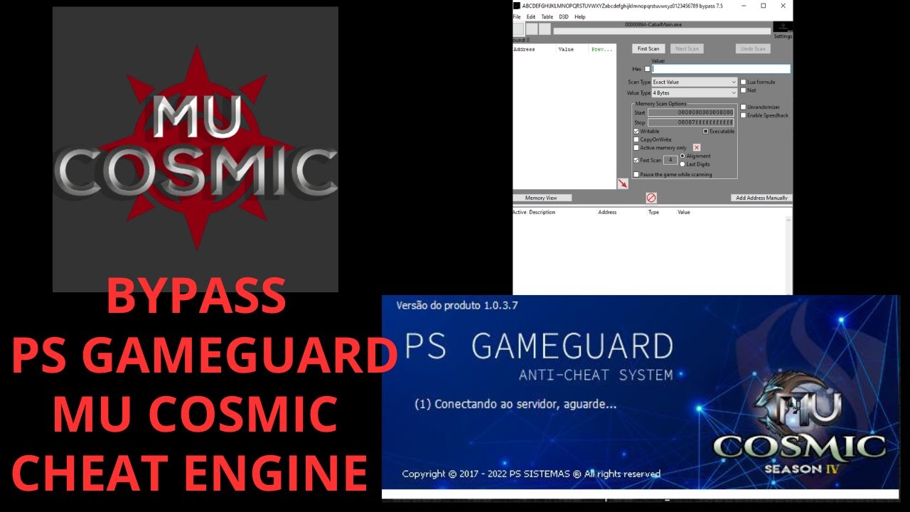 BYPASS PS GAMEGUARD MU COSMIC