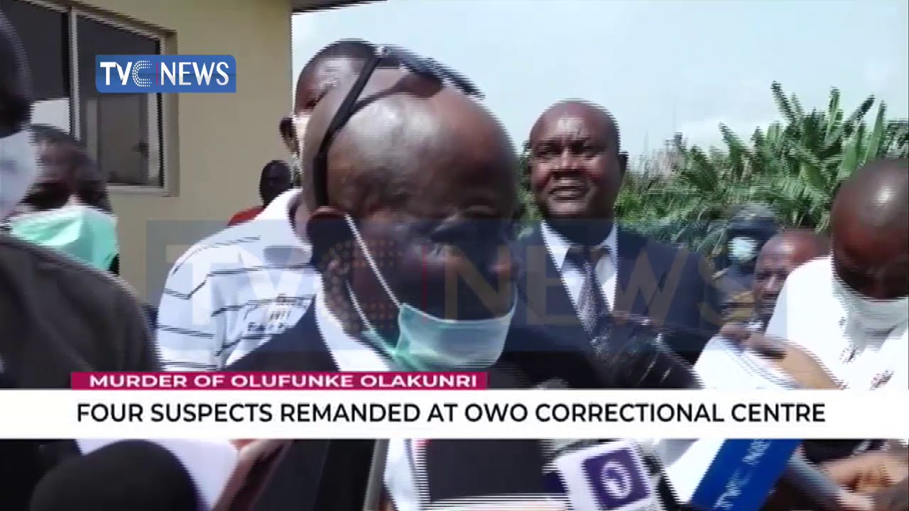 Update: Court remands supected killers of Olufunke Olakunri in Correctional Centre