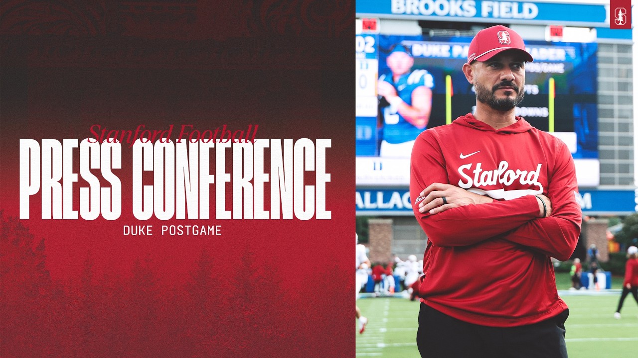 Stanford Football: Postgame Press Conference | Duke
