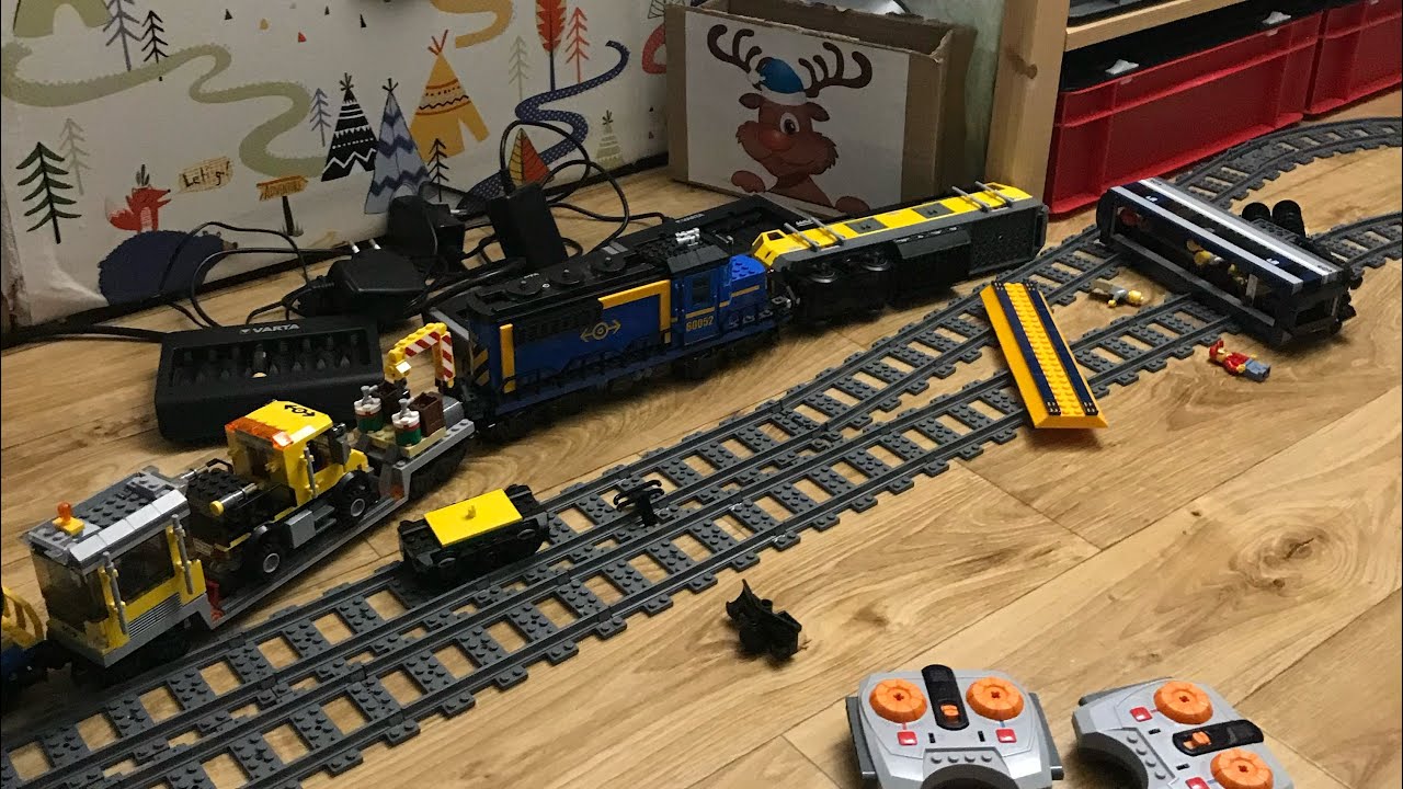 Zderzenia zderzenia i więcej! Lego pociągi