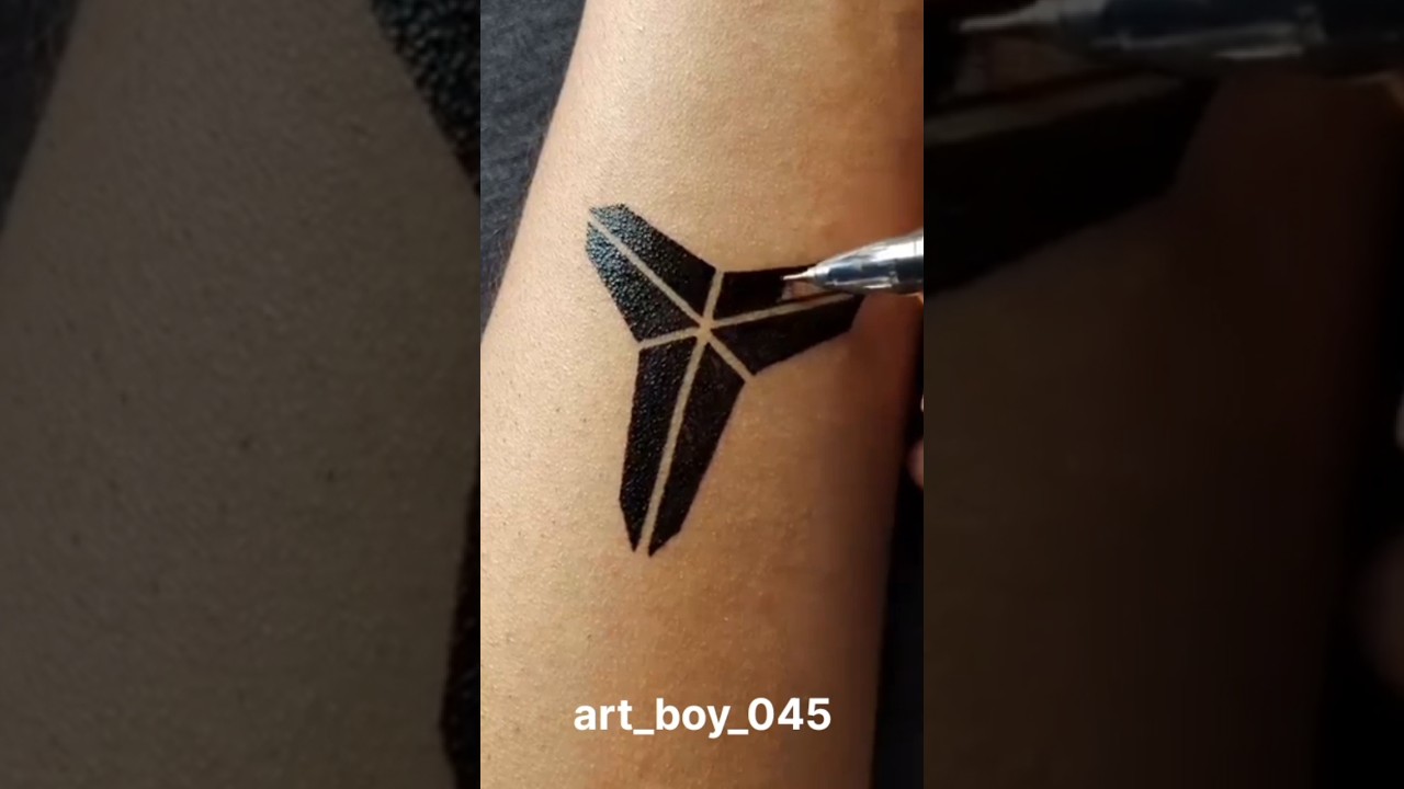 MAMBA MENTALITY | Kobe Bryant Black Mamba Tattoo | Wrist Temporary Tattoo idea .... 