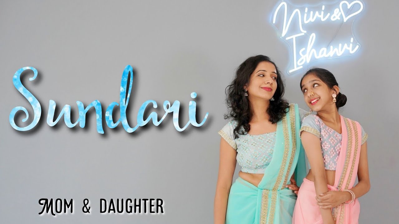 Sundari | Sanju Rathod | trending dance cover| Nivi & Ishanvi | Laasya | Mom daughter dance