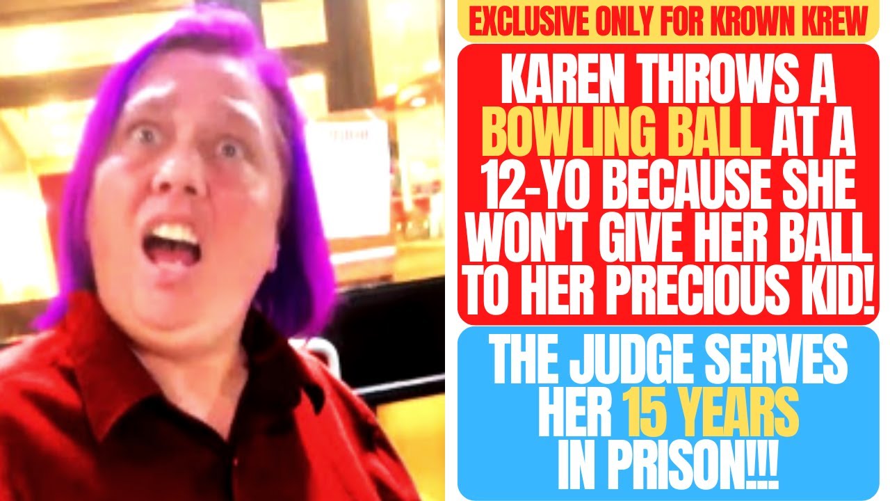 [EXCLUSIVE STORY] KAREN THROWS A BOWLING BALL AT A 12-YO GIRL FOR NOT HANDING HER BALL TO HER KID!!!