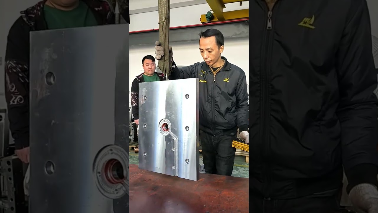 Perfect Coordination! Front Mold Base Positioned for Hot Runner Mold #mold&nbsp;#moldfactory