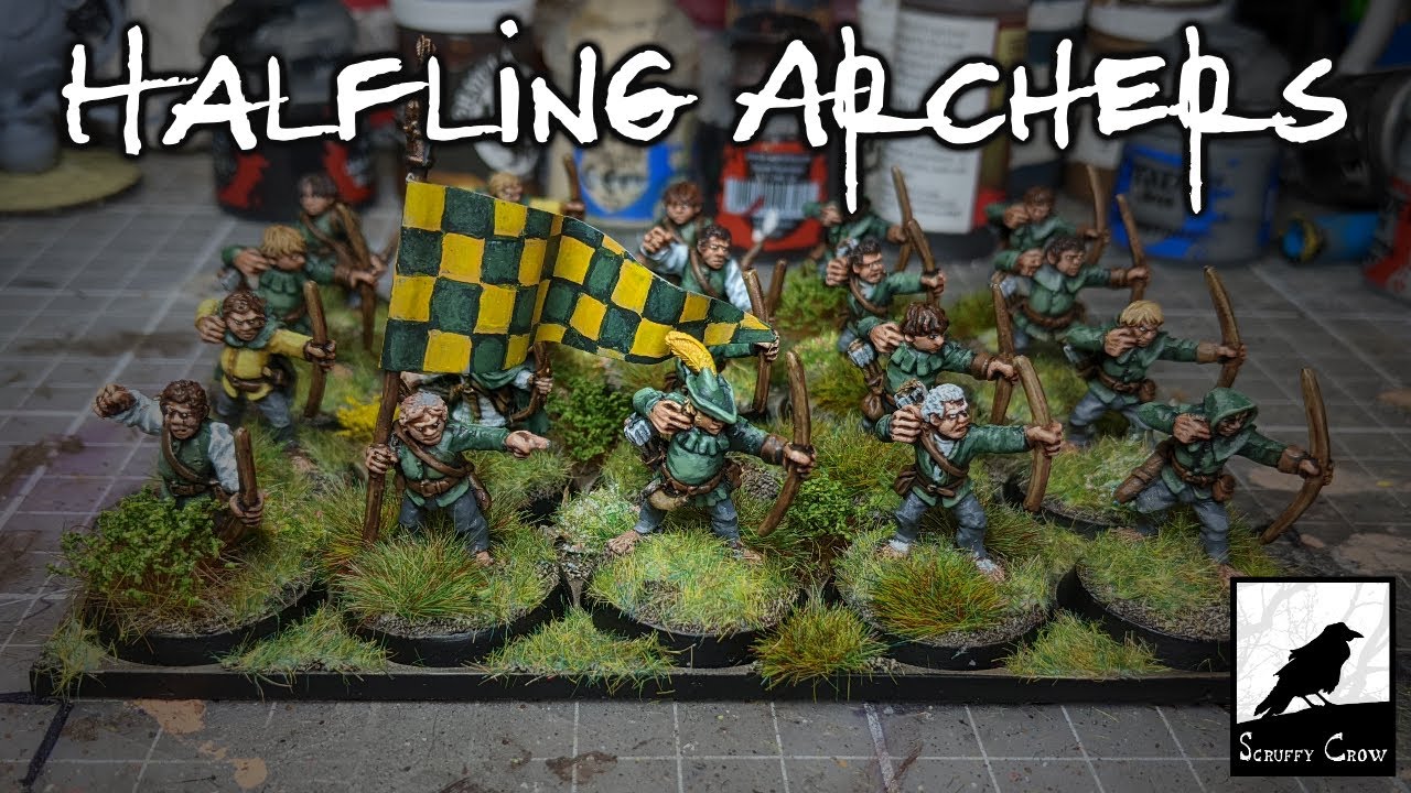 Painting Copplestone Halfling Archers for SAGA and Oathmark