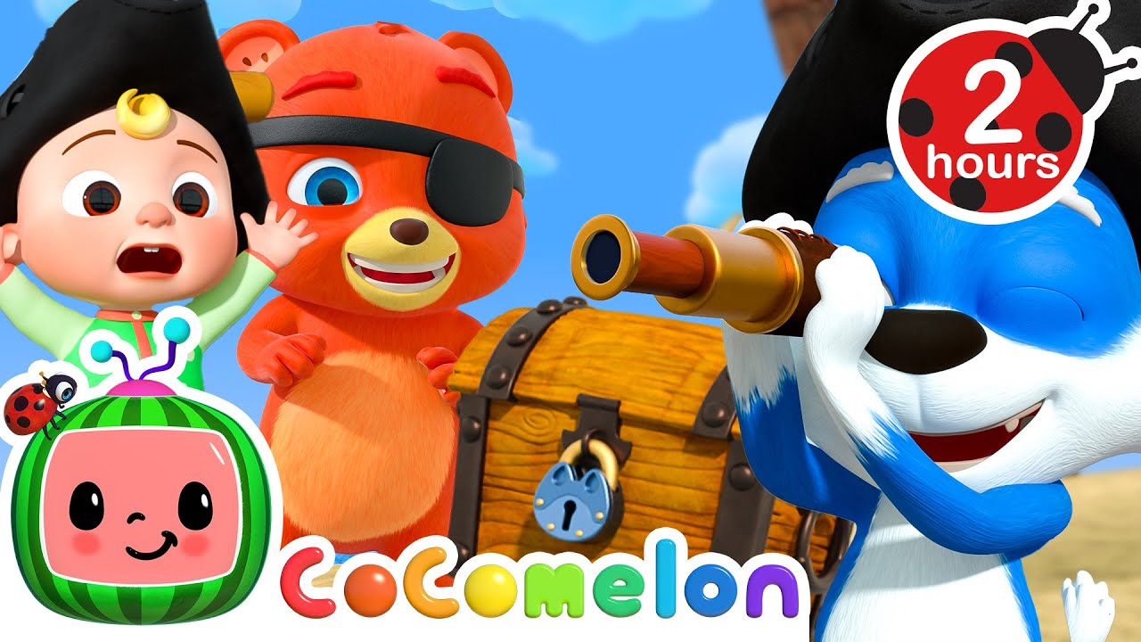 JJ, Boba & Wally’s Pirate Adventure | ✨JJ's Animal Adventure✨Cartoons for Kids✨Fantasy Playground