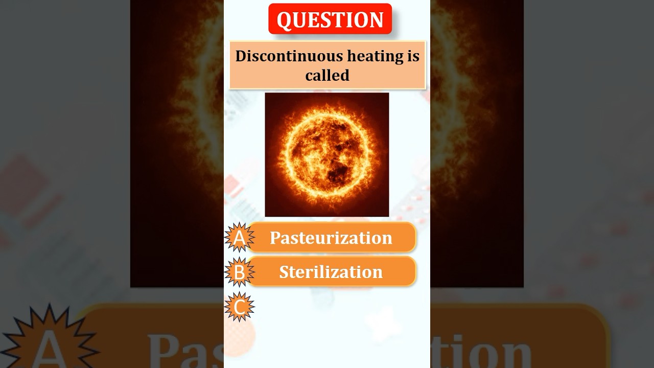 Discontinuous heating is called? #study #biology #pharmaquiz #studybiology #india #science #cover