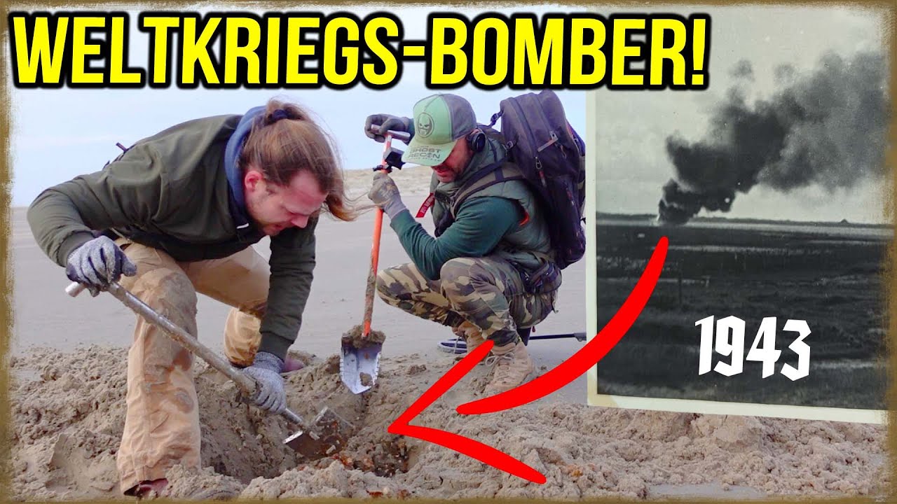 Abgestürzte Bomber und Bunker Schatzsuche - Mit dem Detektor der Geschichte von Texel auf der Spur