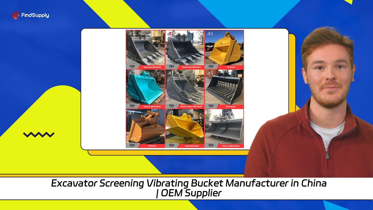 Excavator Screening Vibrating Bucket Manufacturer in China | OEM Supplier