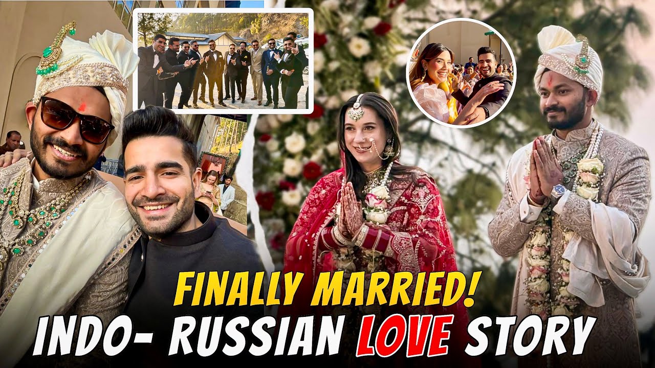 A love story between INDIA & RUSSIA❤️ | Grand wedding |Aman and ITI vlogs 