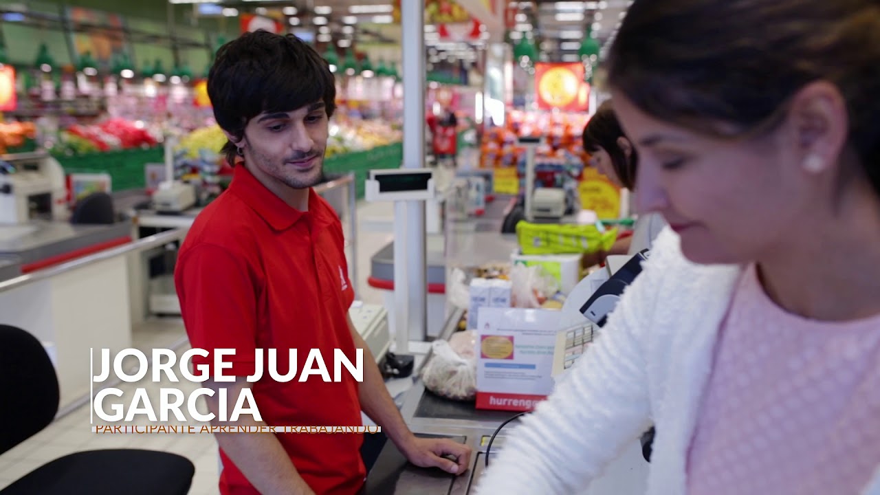 I Edición de Aprender Trabajando en Donostia. Empresa colaboradora: Alcampo Oiartzun.