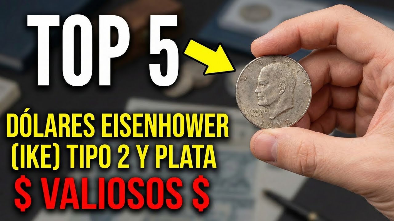 💰 DÓLAR de $132,000 en tu CASA? 5 Monedas EISENHOWER que VALEN FORTUNA (Revisa Ahora!)