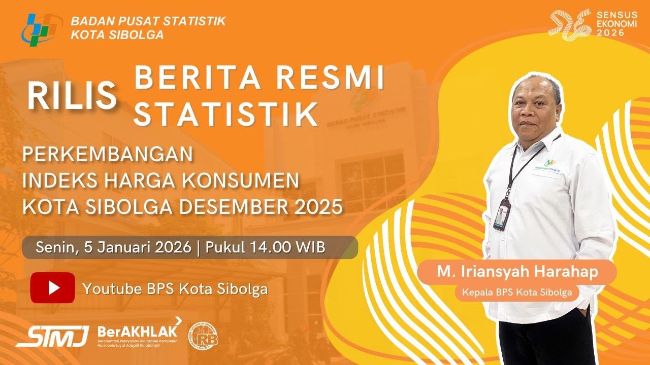 Rilis BRS Perkembangan IHK Kota Sibolga Desember 2025