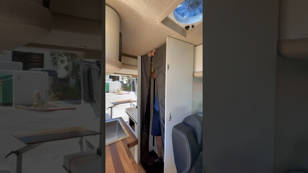 Possibly the best and fastest campervan shower to setup. #vanconversion