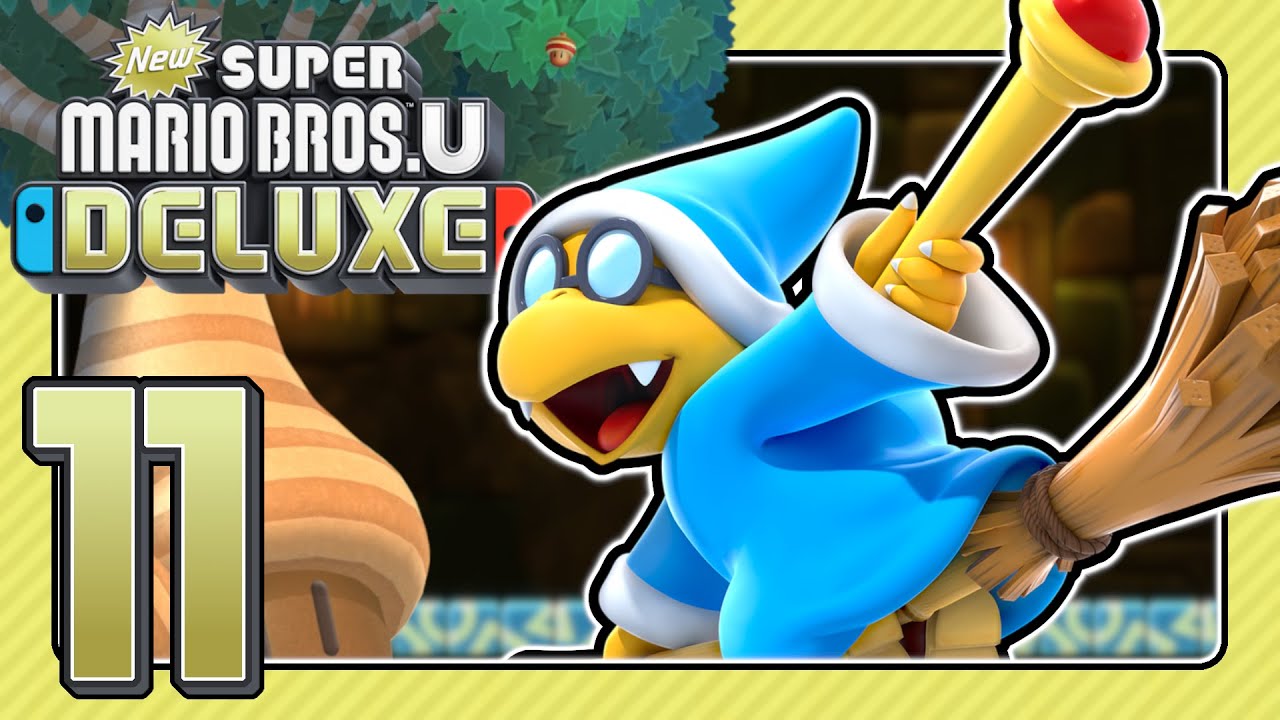 NEW SUPER MARIO BROS. U DELUXE🌰#11: Kampf gegen Kamek und seine magischen Tricks!