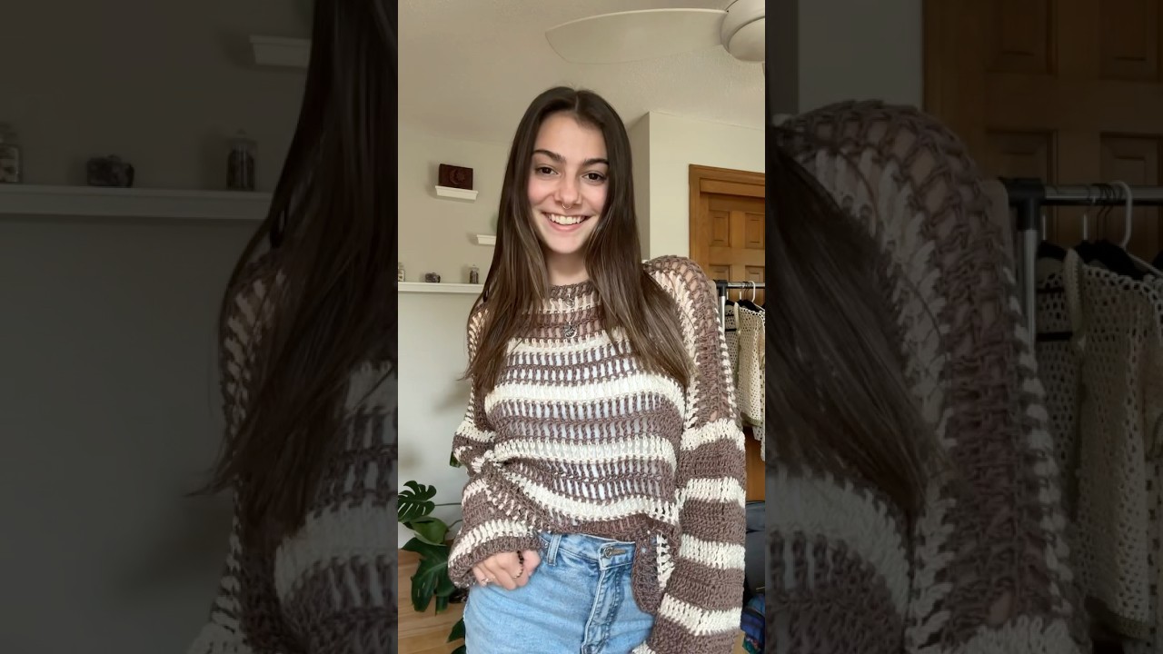 The perfect summer sweater! #crochet
