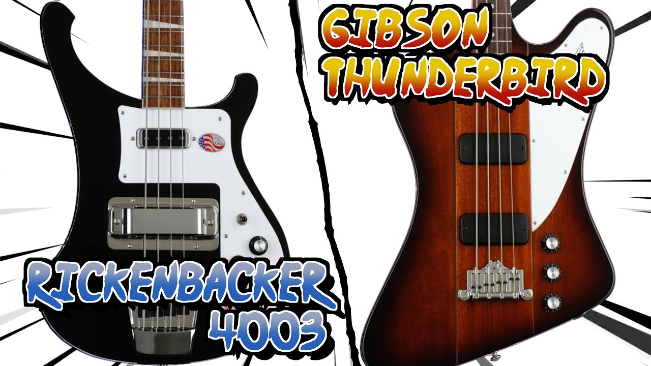 Rickenbacker 4003 против Gibson Thunderbird с Ники Тедеско