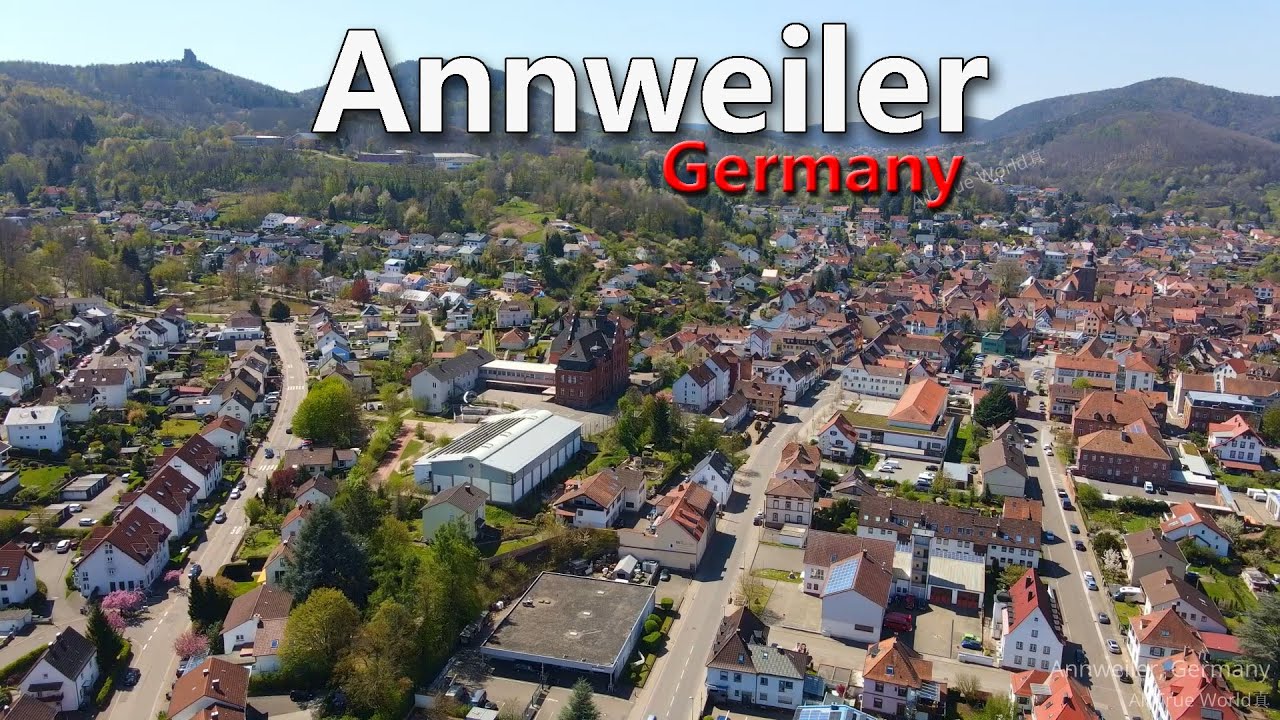 Drone Annweiler Germany Luftaufnahme Drohne Annweiler Trifels 无人机 空拍 德国  [ DJI mavic air2 ]