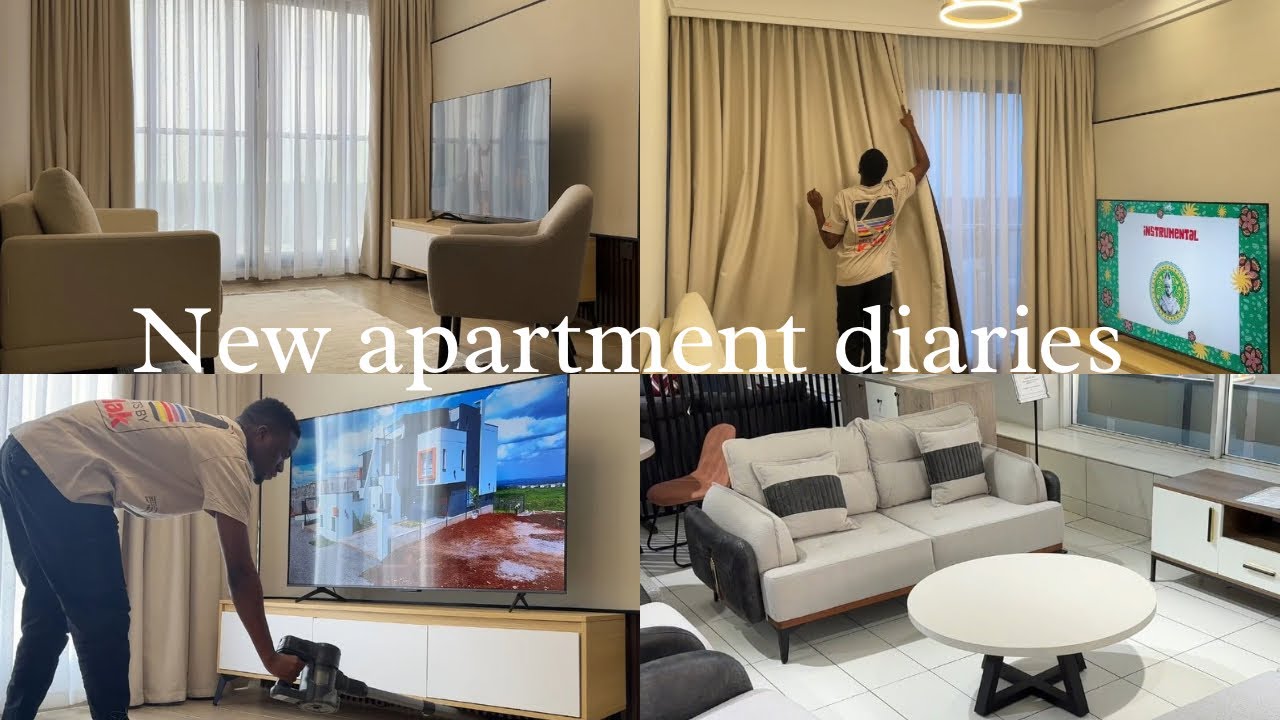 Days in my life | Kenyan boy Apartment Diaries | New Couch Delivery & Furniture Unboxing |