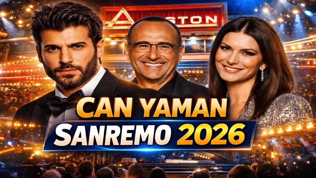 Can Yaman CONFIRMED as Co-Host of Sanremo 2026 Opening Night 🇮🇹🔥