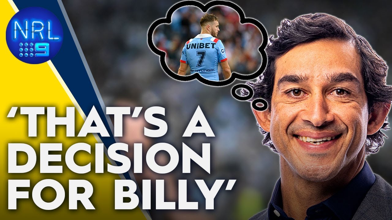 JT on who should be the Queensland halfback: JT's Thought Bubble - Round 9 | NRL on Nine