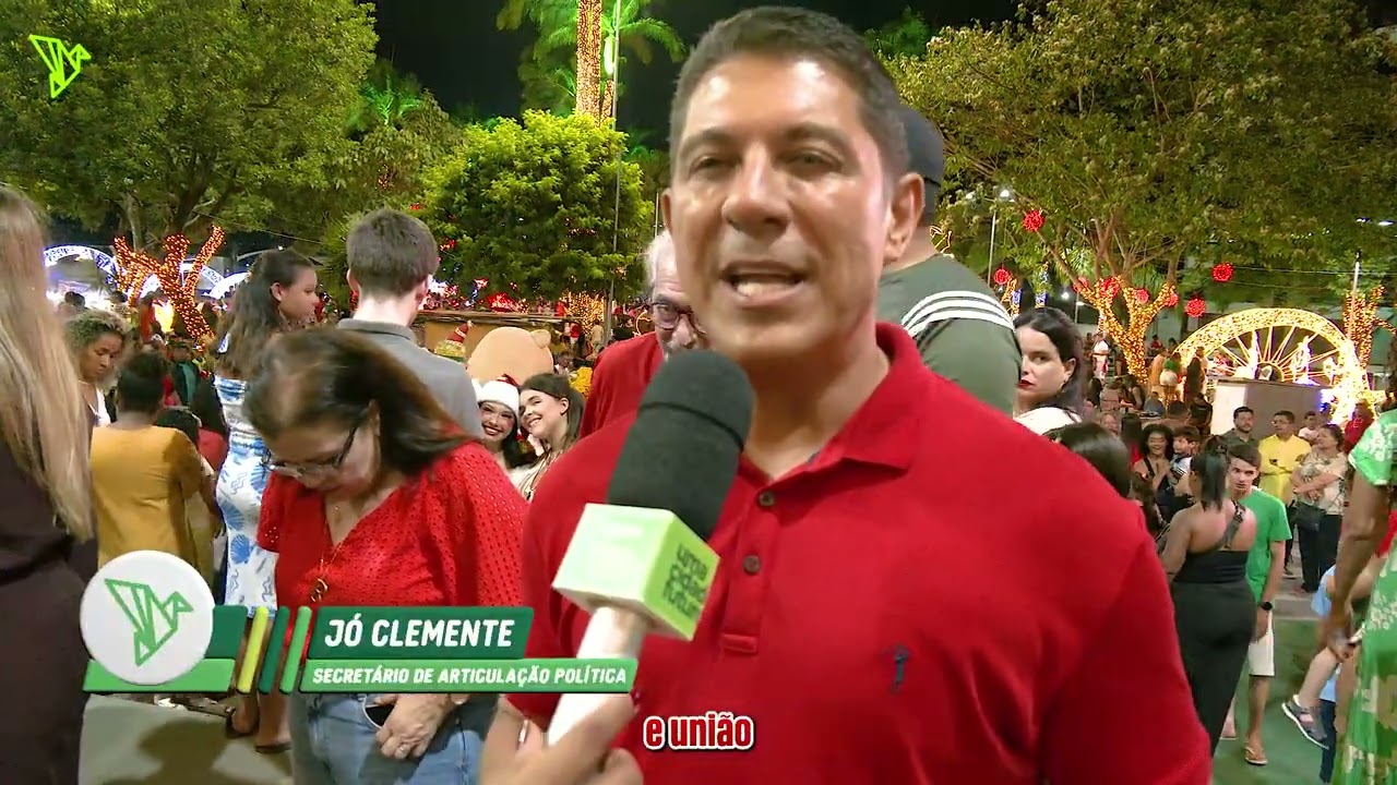 Acendimento das Luzes do Natal da Gente 2025