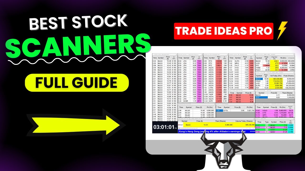 Best Trade Ideas Scanner Layout for Day Trading! 🚀 (Full Breakdown) #daytrading