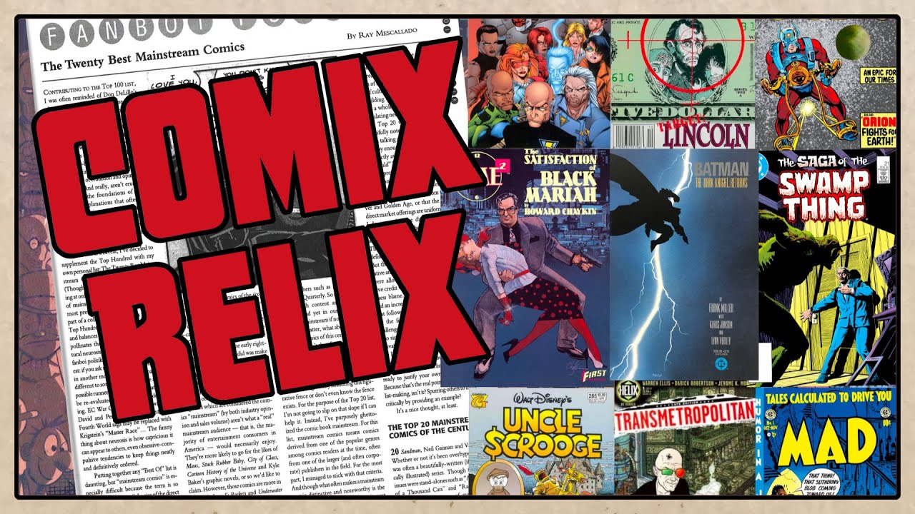 Comix Relix: Does It Hold Up? Looking Back At My Comics Journal Top 20 List From 1999