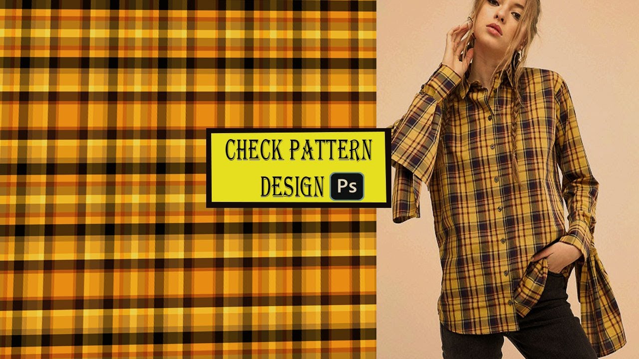 Check Shirt Pattern Design in Photoshop with this Photoshop Tutorial