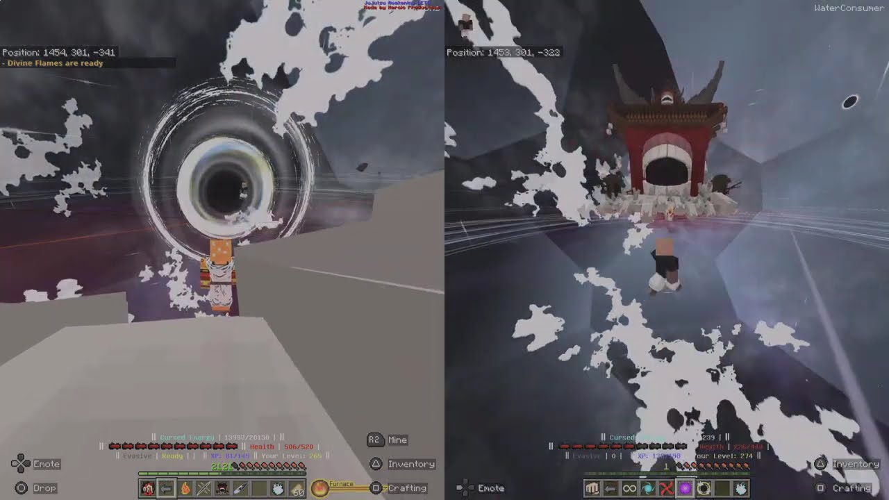 Domain Clash in Minecraft