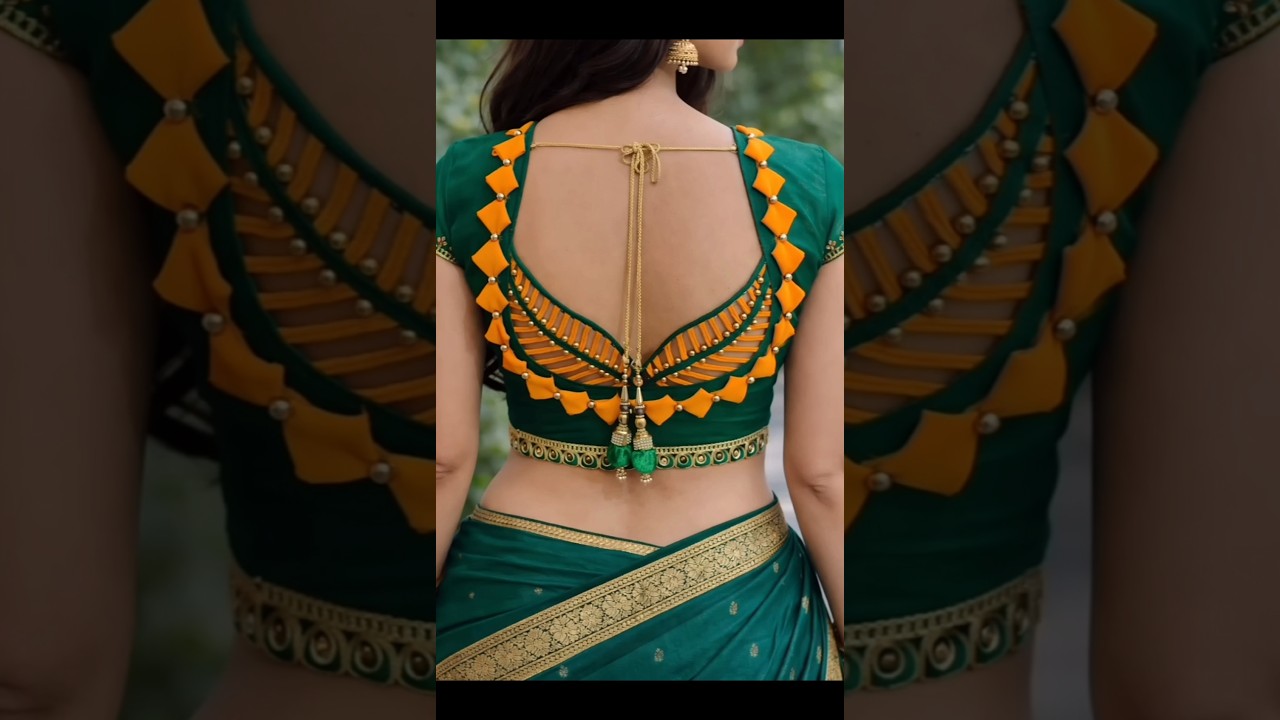 🎉💯viral ब्लाउज डिजाइन/ back neck blouse design/ ब्लाउज डिजाइन/