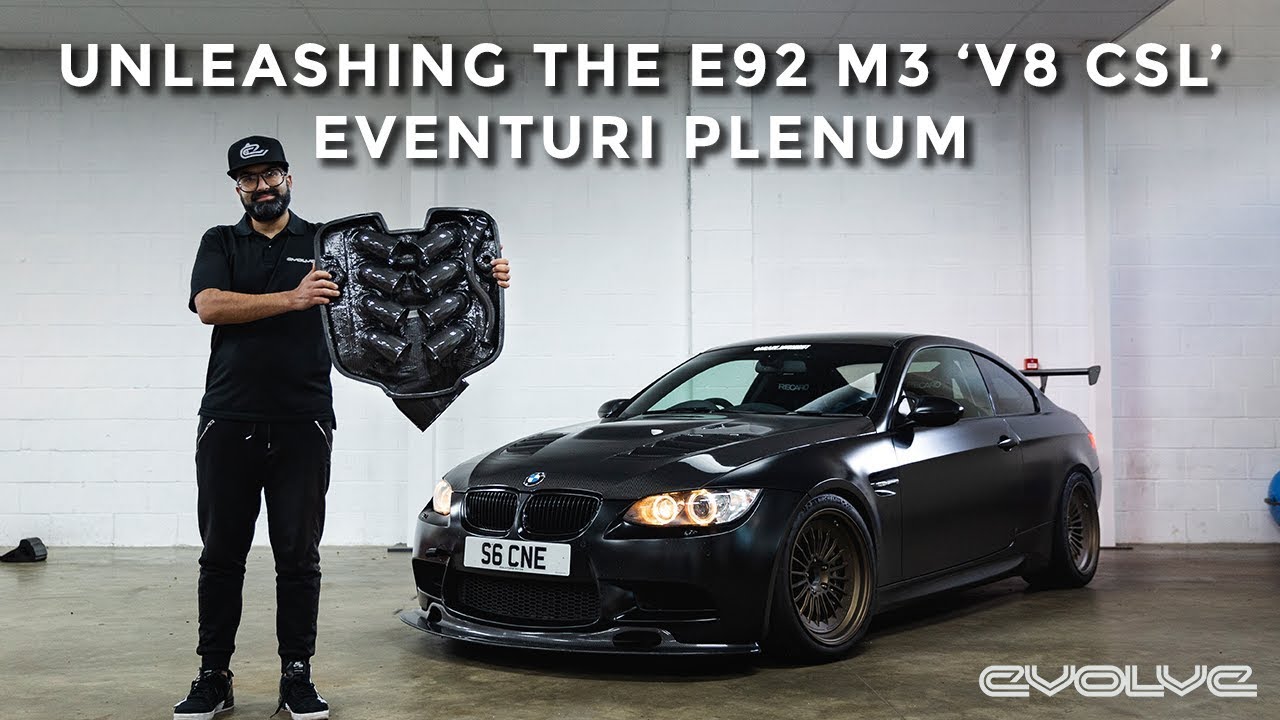 Making the E92 M3 sound like a CSL with the Eventuri Carbon Fiber Plenum
