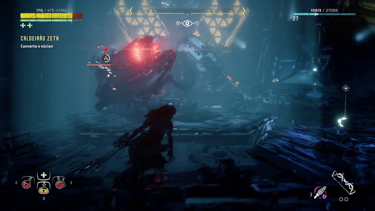 Horizon Zero Dawn Caldeirão Zeta como matar o boss Tiranico