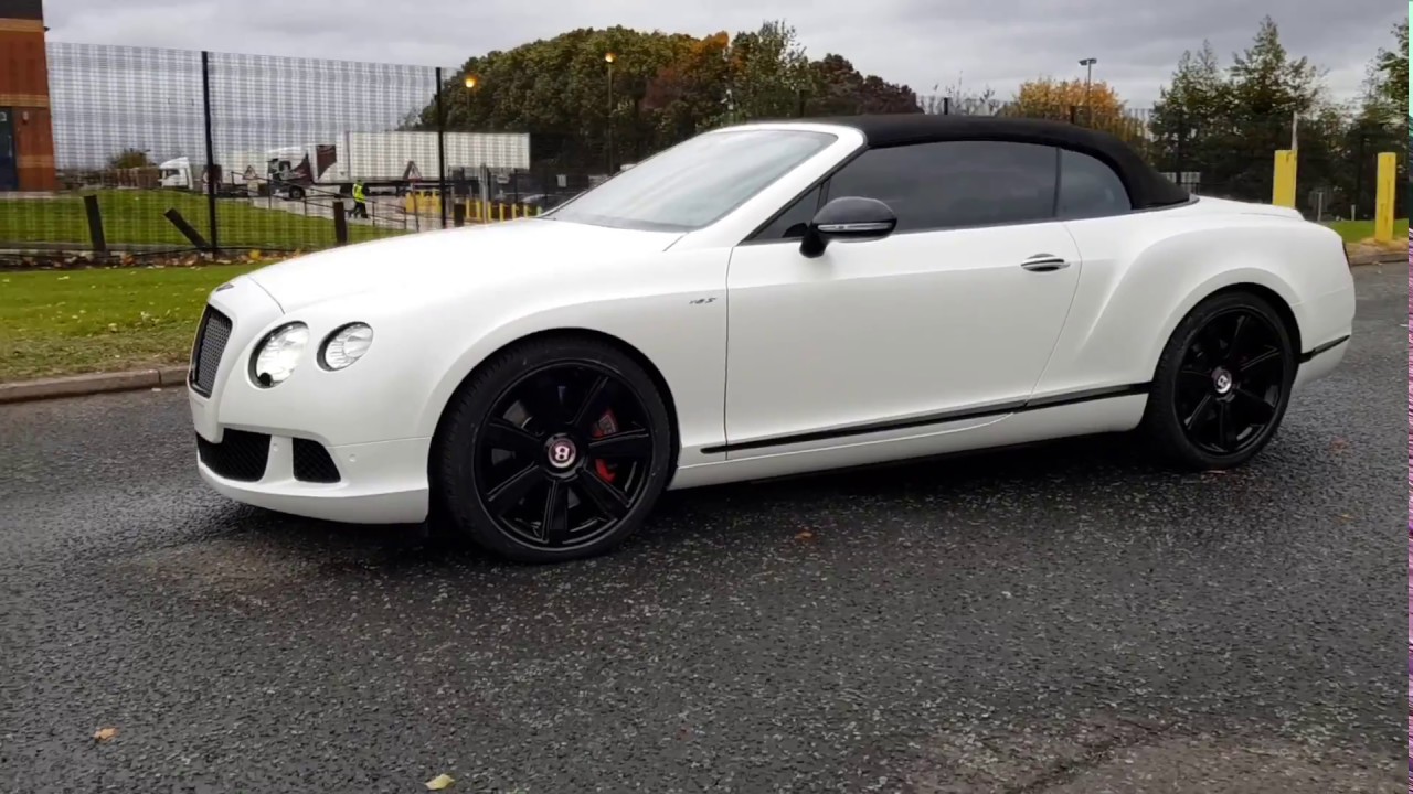 Bentley Continental Full Wrap in Satin Pearl White
