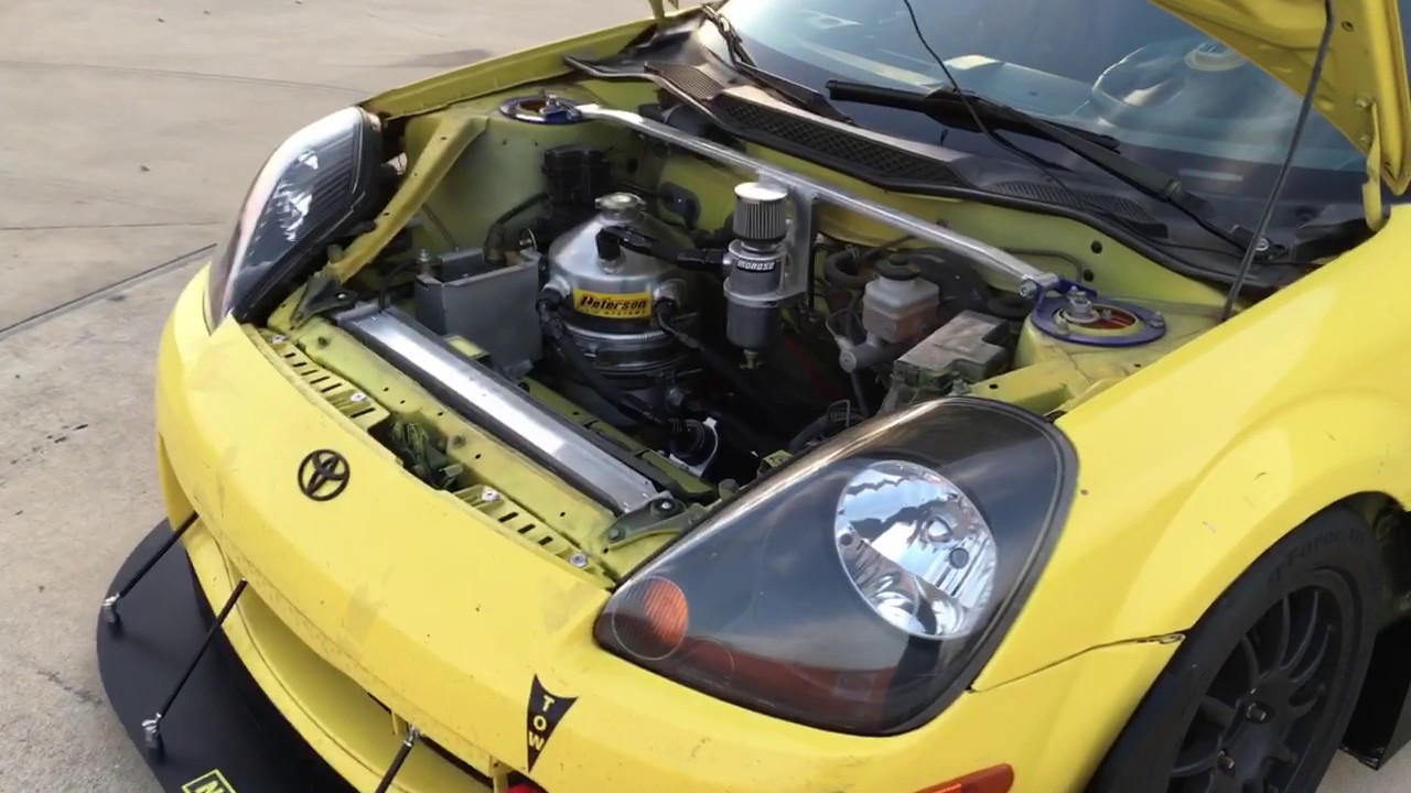 DDPR powertrain walk around on Tucker's time attack Spyder